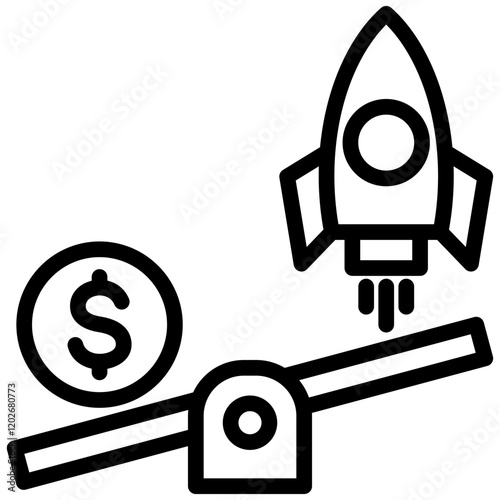 Leverage Outline Icon