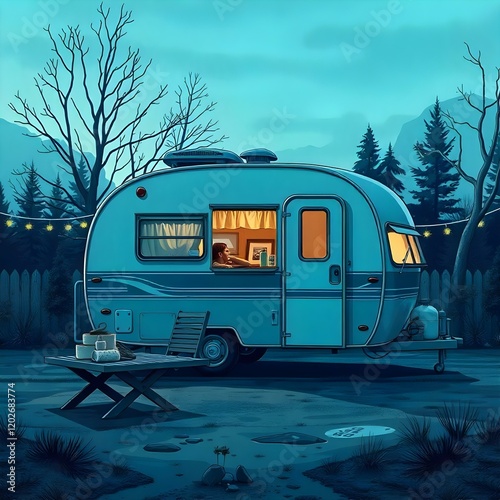 Wallpaper Mural CAMPER VAN Torontodigital.ca