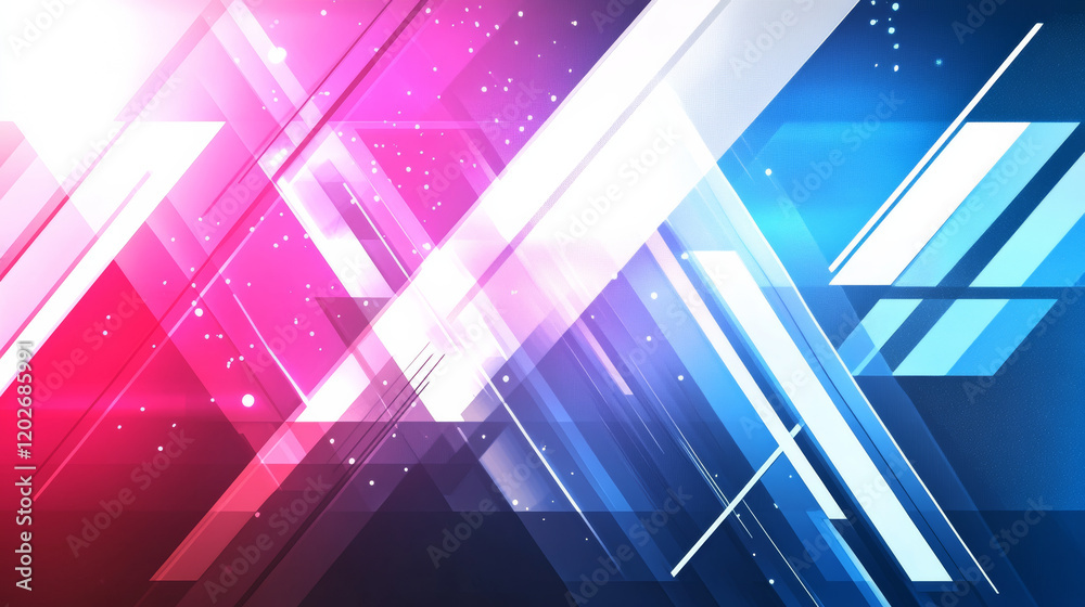 Colorful geometric abstract background with dynamic shapes Colorful geometric abstract background with dynamic shapes