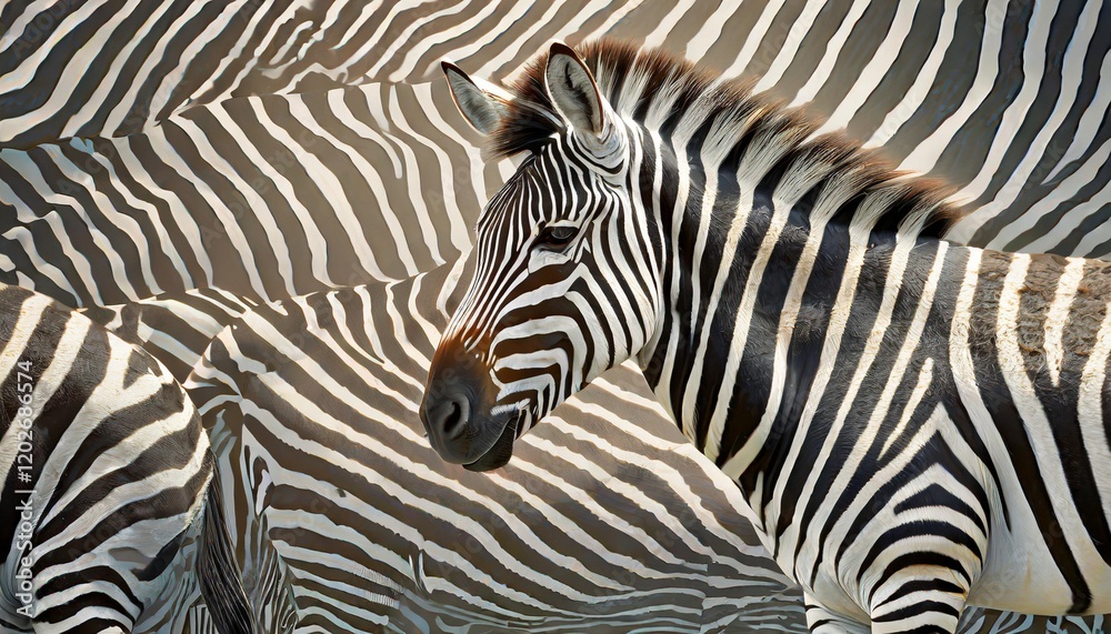 Striped Backgrounds: The Rhythmic Pulse of a Zebra's Heartbeat