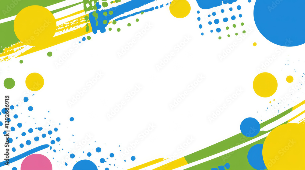 Fototapeta premium Colorful abstract background with geometric shapes