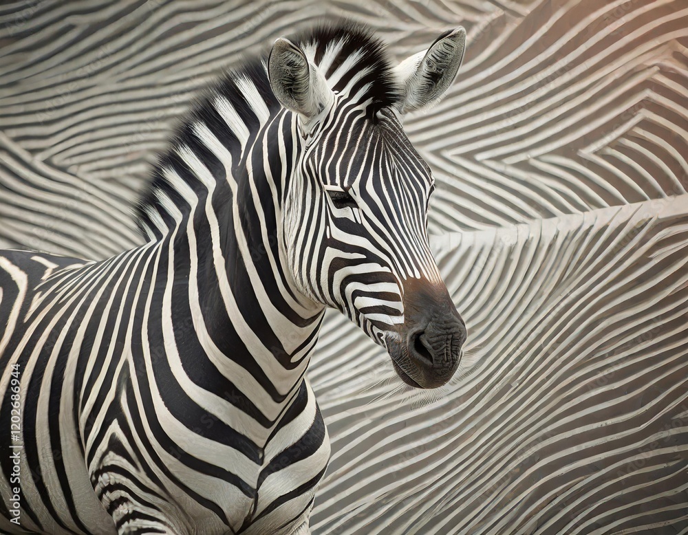 Striped Backgrounds: The Rhythmic Pulse of a Zebra's Heartbeat Striped Backgrounds: The Rhythmic Pulse of a Zebra's Heartbeat