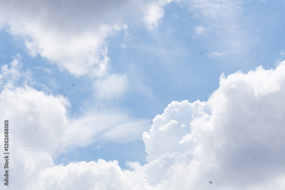 Summer blue sky cloud gradient light white background. Beauty cloud Summer blue sky cloud gradient light white background. Beauty cloud