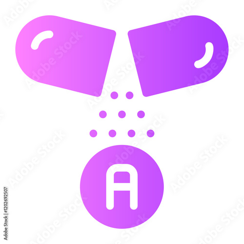 vitamin a gradient icon