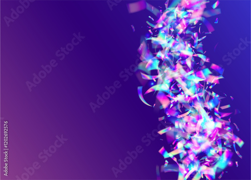 Celebrate Effect. Light Christmas Serpentine. Birthday Burst. Purple Glare Ribbon. Laser Template. Abstract Paper. Explosion Glitter. Digital Poster. Blue Celebrate Effect