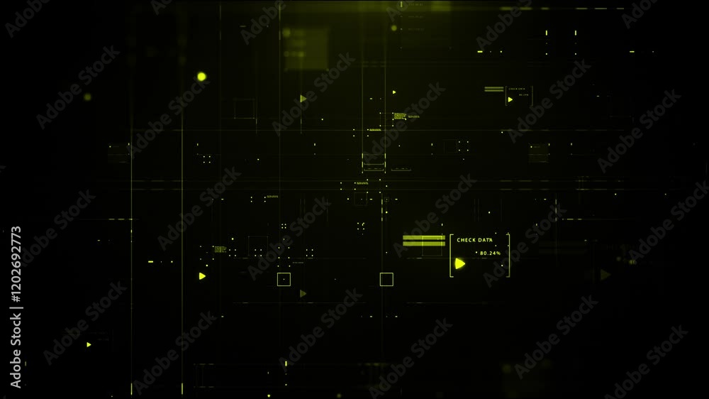 4K Animation 3D abstract dark background moving graph bar infographic dot and line metaphor cyber futuristic data transfer network connection concept stock video Thailand, 4K Resolution, Abstract, Ban