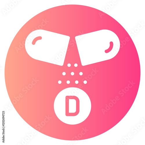 vitamin d gradient icon