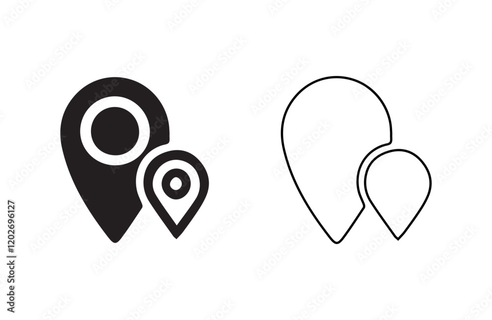 Fototapeta premium vector and line art graphics for branding and design needs creative vector elements: perfect for Seasonal and Everyday use black and white icons for modern projects.