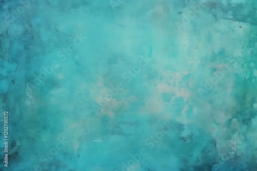 Abstract aquamarine grunge texture background