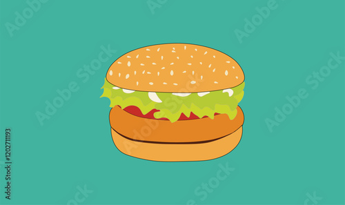 Burger illustration