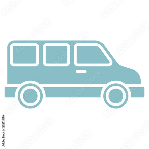 Campervan  Icon Element For Design