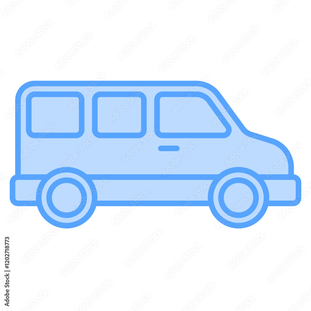 Campervan Icon Element For Design Campervan Icon Element For Design