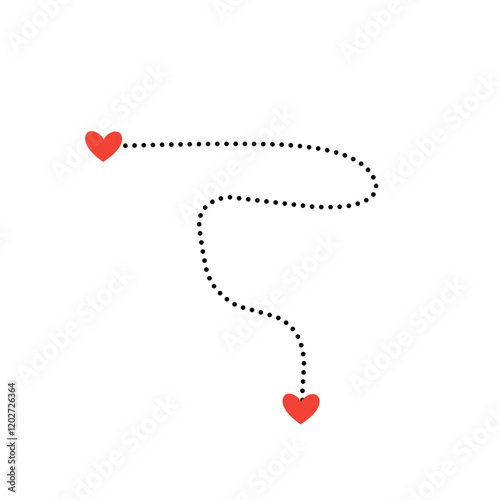dotted line love route