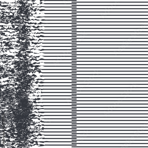 Horizontal striped texture with seam and strong noise.