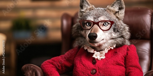 wolf dressed as grandma