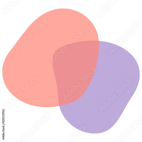 Aesthetic blobs vector