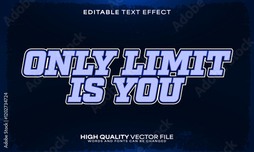 Motivation training text effect, editable text effect and fitness 3d font style bold shadow inspiration poster design