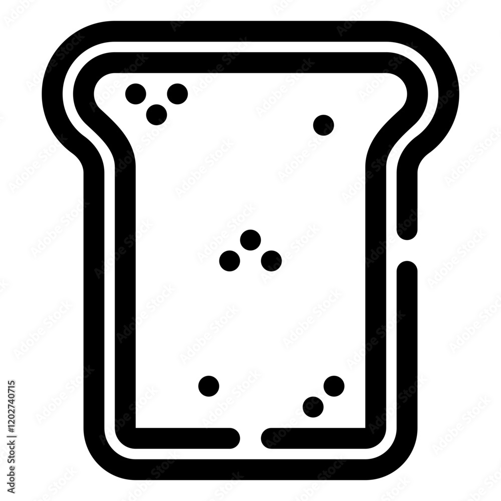 Bread Icon in Flat Style Suitable for Web, Apps, Presentation, or Printable Meanings Bread Icon in Flat Style Suitable for Web, Apps, Presentation, or Printable Meanings
