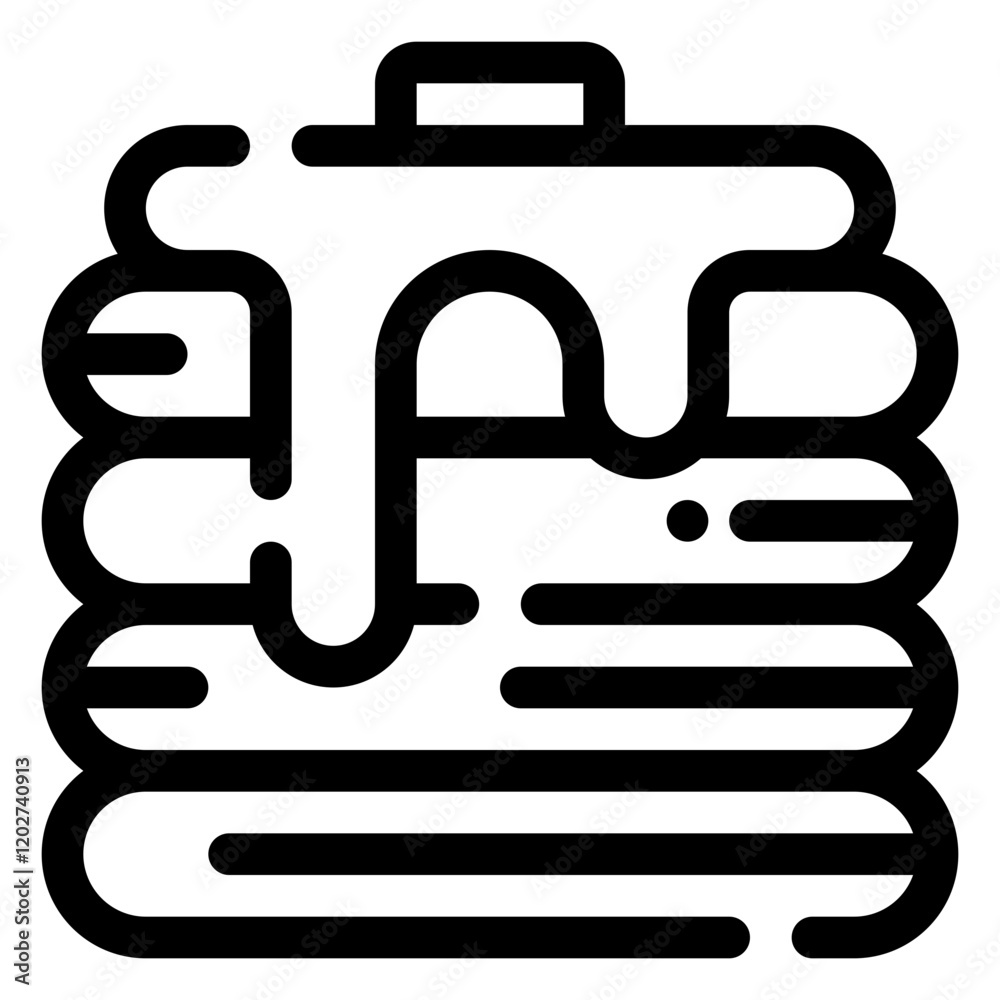 Pancake Icon in Flat Style Suitable for Web, Apps, Presentation, or Printable Meanings Pancake Icon in Flat Style Suitable for Web, Apps, Presentation, or Printable Meanings