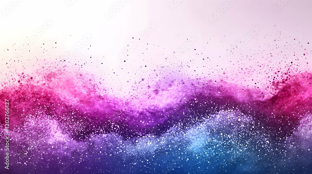 Fototapeta premium Abstract Colorful Powder Explosion, background, burst, splash, texture, design