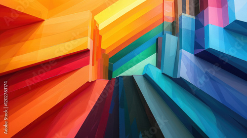 Wallpaper Mural abstract background of cubes Torontodigital.ca