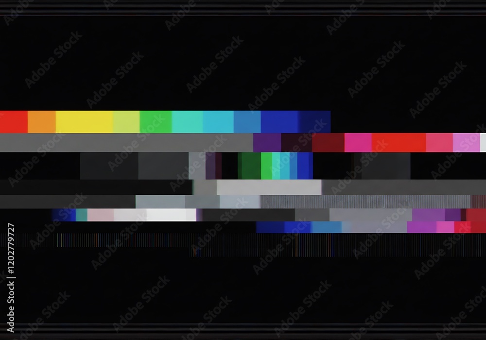Television screen with static noise caused by bad signal receipt
Television screen with static noise caused by bad signal receipt