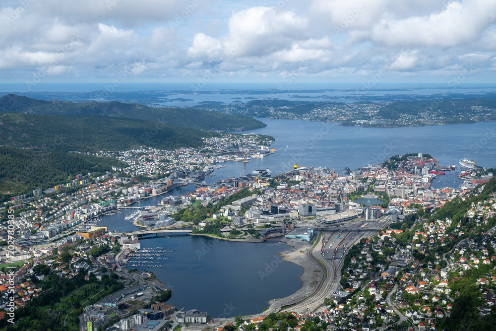 Obraz premium Ulriken Mountain - Bergen, Norway