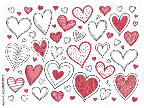 valentine hearts background. heart, love, valentine, hearts, vector, day, illustration, shape, design, symbol, romance, pattern, art, decoration, red, seamless, pink, set, holiday, icon, card, valenti