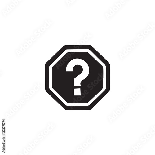 question mark on a white background