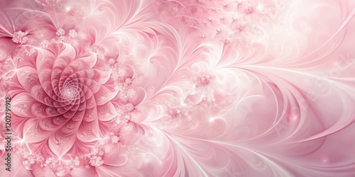 Wallpaper Mural Pink Spiral Flower with Delicate Petals and Swirling Patterns Torontodigital.ca