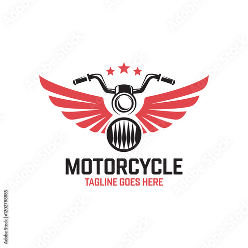 Motorcycle logo design vector, bike logo template, Creative bike logo design, icon