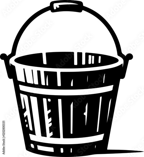 Bucket Vector Illustrations for Utility and Design