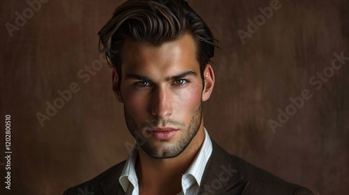 Visual dictionary style photograph, based on a handsome man, ultra-high resolution photo