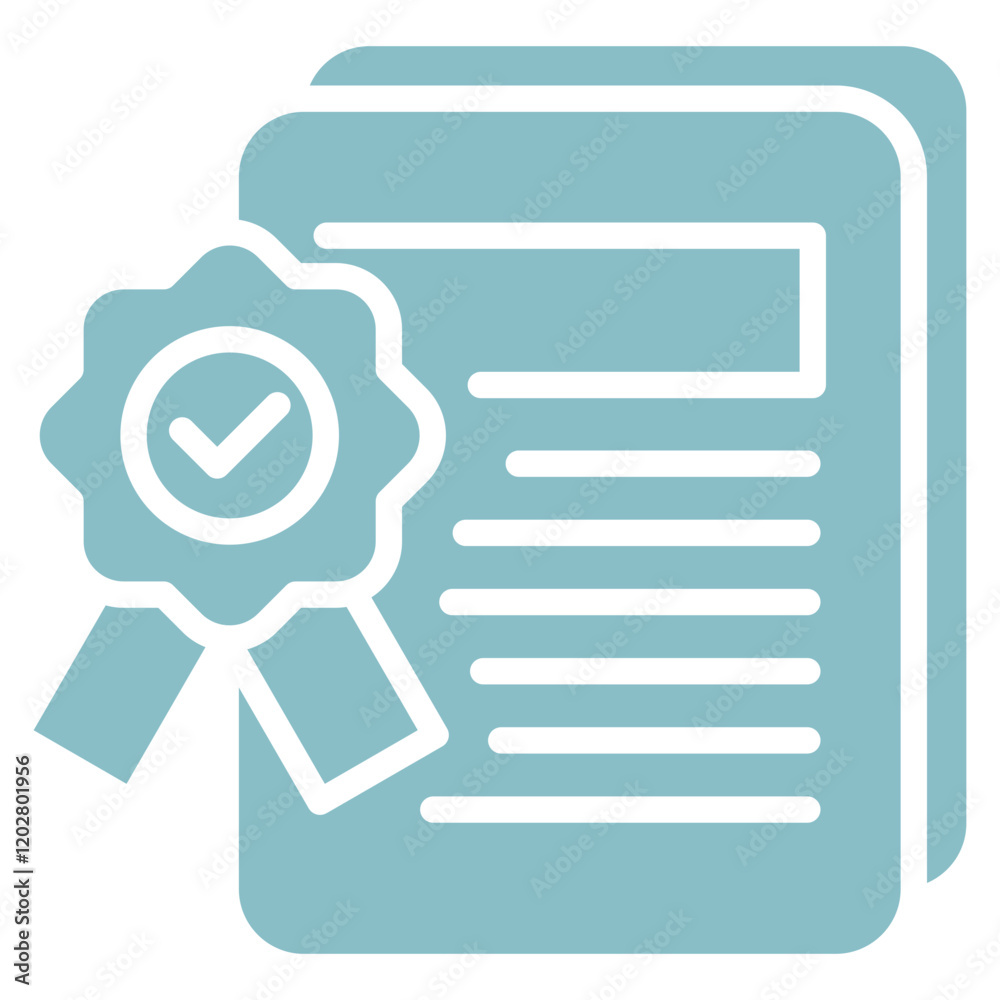 Certificate Icon Element For Design Certificate Icon Element For Design