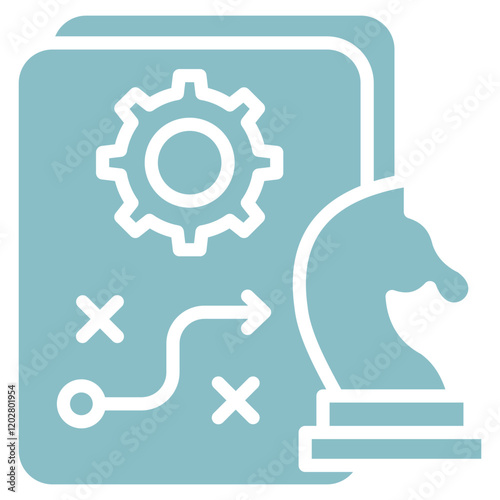 Strategy  Icon Element For Design