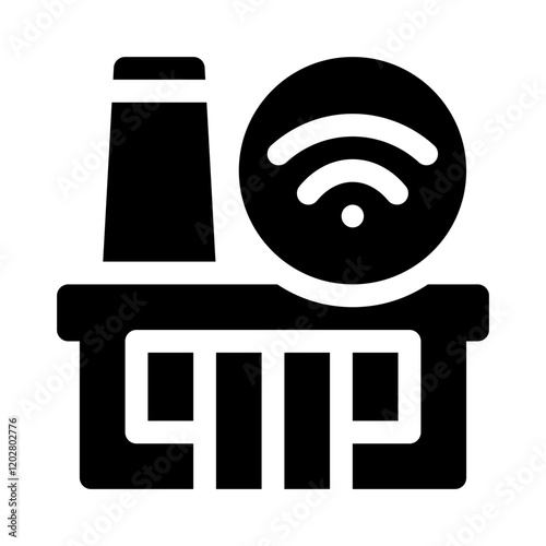 IoT glyph icon