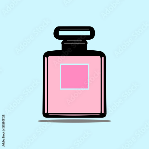simple icon of perfume bottle