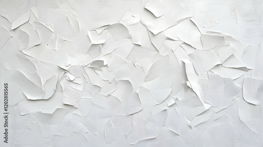 Fototapeta premium White peeling paint texture background; ideal for design projects