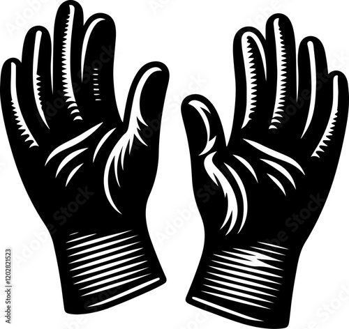 Gloves Vector Illustrations for Safety and Fashion