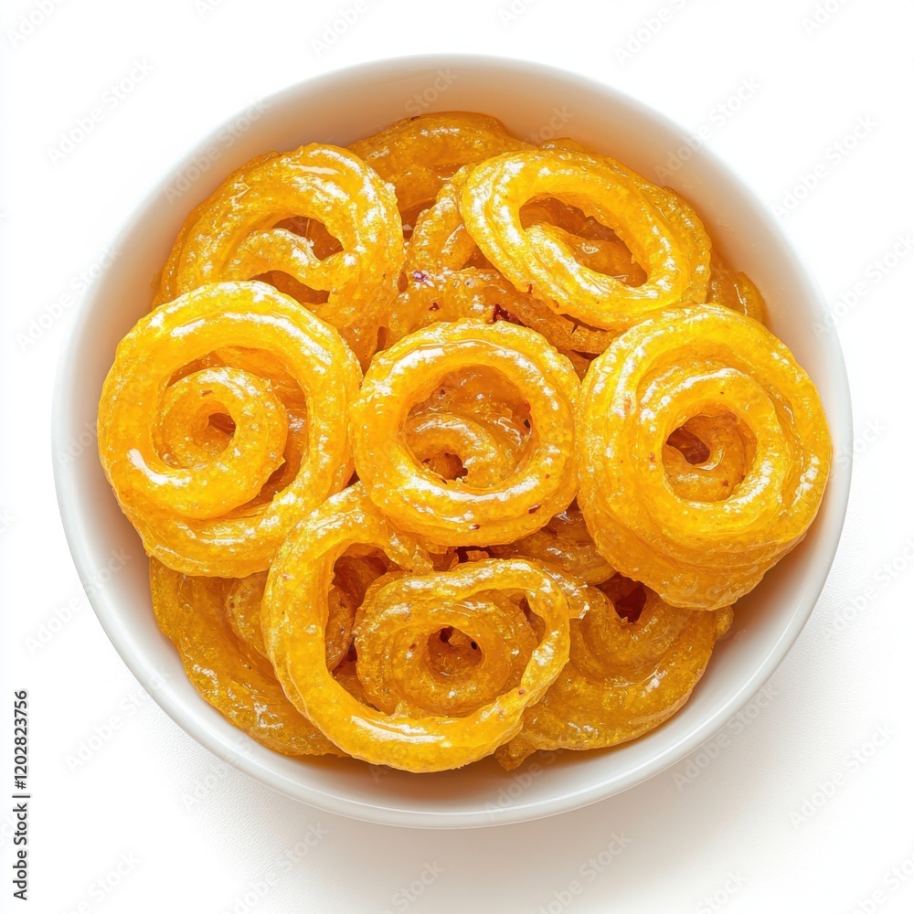 Jalebi Soaked in Saffron Syrup Jalebi Soaked in Saffron Syrup