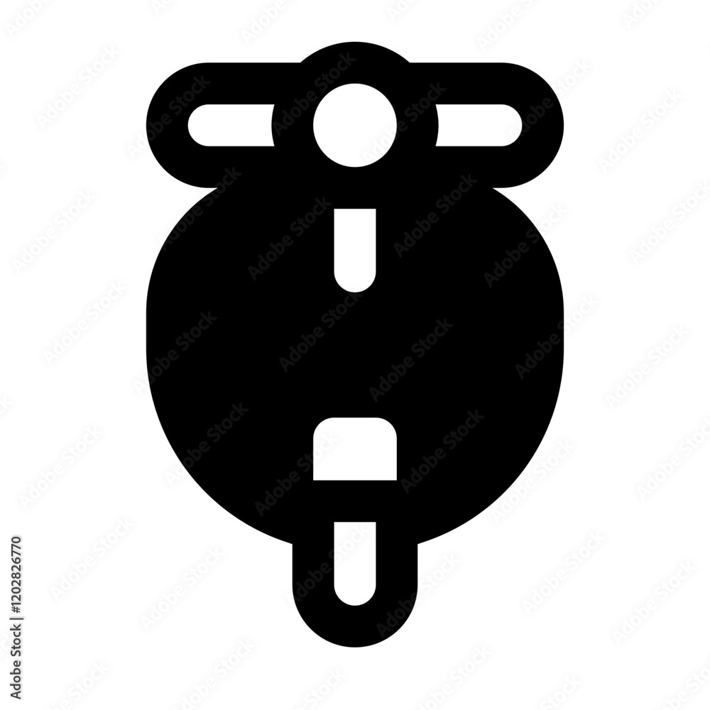 Motorcycle Simple Glyph Icon. Single icon, glyph vector icon Motorcycle Simple Glyph Icon. Single icon, glyph vector icon