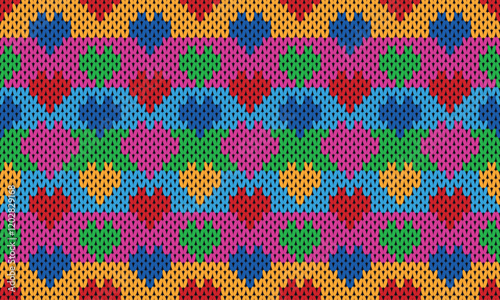  Seamless printable knitting patterns, wallpapers, ultra-high resolution raster illustrations, print-on-demand patterns.