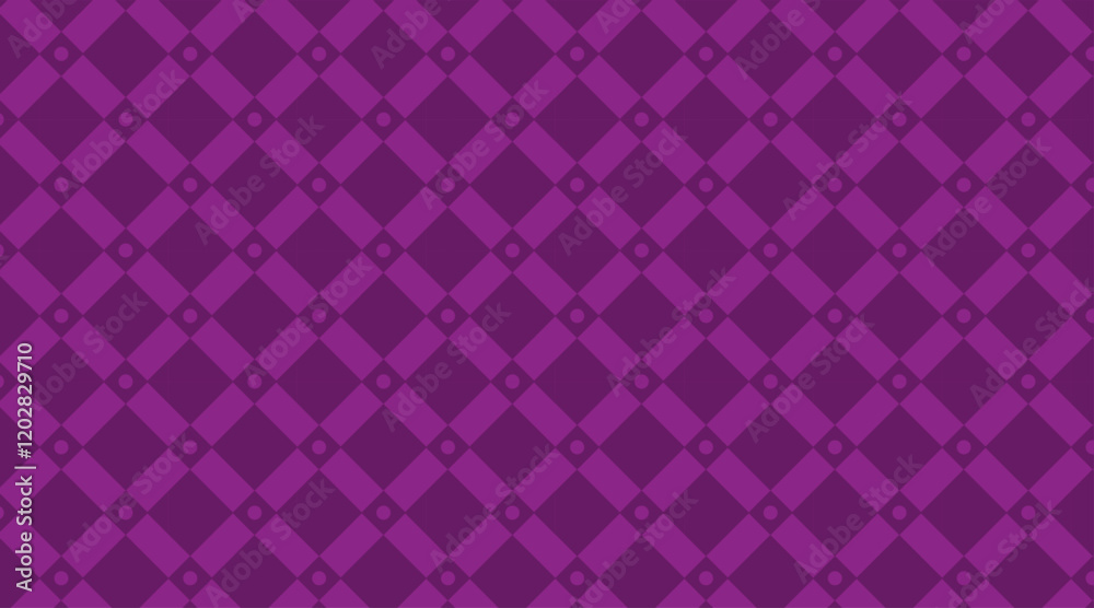 Seamless pattern design with square and line vector shape | Geometric shape pattern background for texture, textile, fabric, corporate, banner, presentation, flyer, futuristic with violet color Seamless pattern design with square and line vector shape | Geometric shape pattern background for texture, textile, fabric, corporate, banner, presentation, flyer, futuristic with violet color