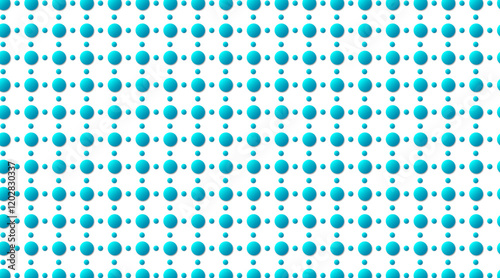 Seamless pattern vector background | Geometric shape pattern background | 3d circle 2 shape pattern design with sky color for multi uses