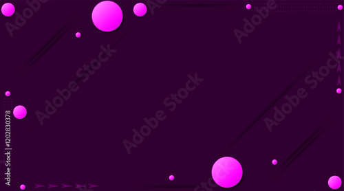 3d circle presentation background | Gradient vector background for banner, flyer, power point, texture, poster, corporate, decoration, creative usage | Luxury background with fuchsia colour