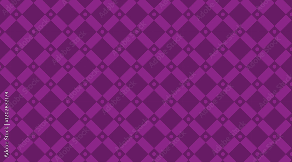 Square shape geometric pattern background design | Seamless pattern background with stroke, dot, line shape with violet colour for texture, presentation, banner, decoration Square shape geometric pattern background design | Seamless pattern background with stroke, dot, line shape with violet colour for texture, presentation, banner, decoration