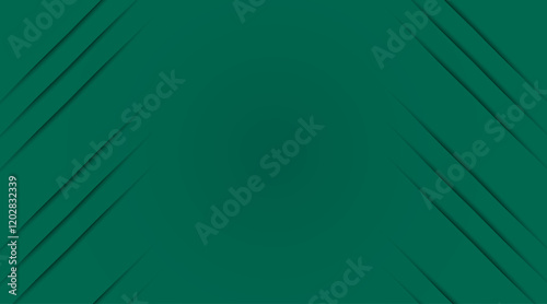 Abstract line background with shadow effect | Modern line background for presentation, banner, web, poster, flyer, web with jungle green color