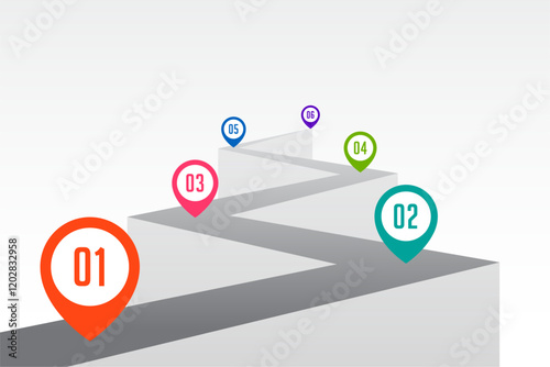 professional milestone routeway template a route to growth photo