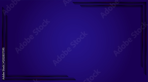 Presentation background with gradient background | Abstract vector background with double line shape with dotted 3d circular shape with cadet  blue colour
