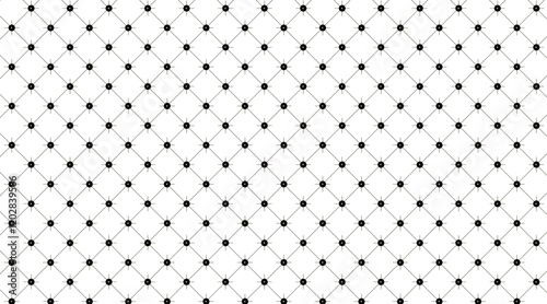 Pattern background with geometric shape | Seamless pattern with square double shape with 3d circle for texture, decoration, fabric, background, with white background colour